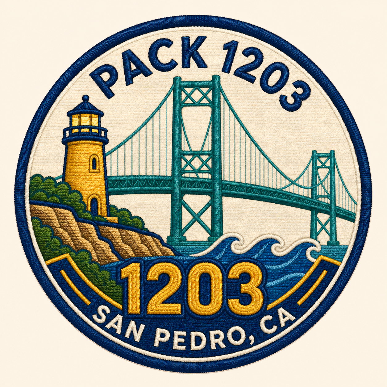 Pack 1203 San Pedro emblem